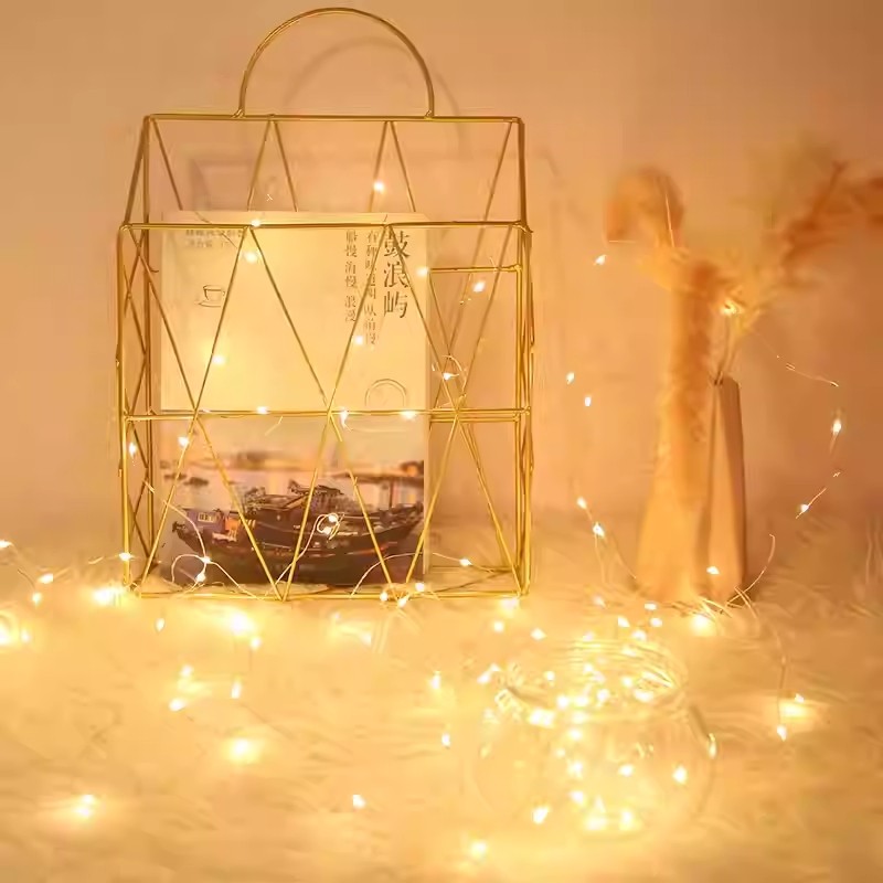 过年圣诞彩灯灯串灯带闪灯串灯满天星LED小氛围装饰用灯珠diy发