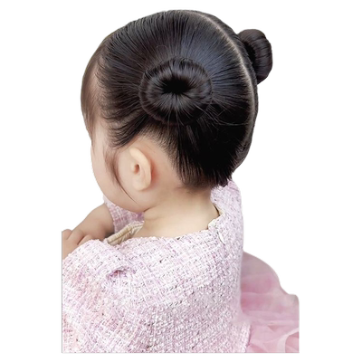 儿童丸子头懒人盘发神器花苞头海绵盘发器女童不伤发小号啪啪圈