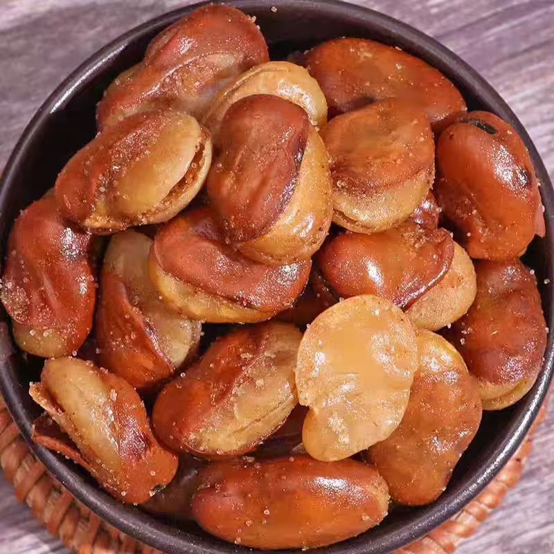 孟锦记香酥蚕豆250g牛肉味香辣味炒货兰花豆小吃下酒菜