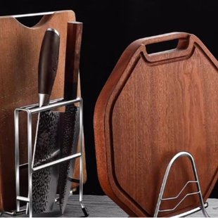 砧板菜板放置架不锈钢刀架菜板架一体厨房刀具收纳案板菜刀置物架