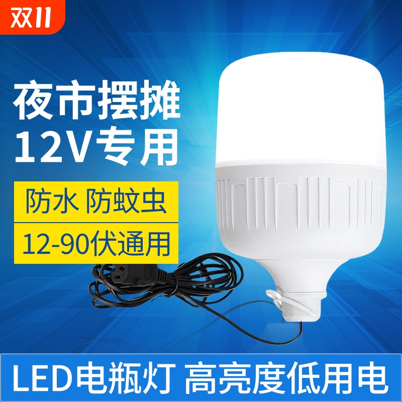 12vled摆摊夜市灯电动车