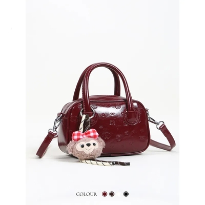 伊布古奇超火保龄球包包女2025新款轻奢小众高级感斜挎包手拎小包