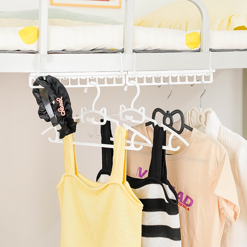 衣帽架上边大学生宿舍神器床边挂钩创意衣物收纳架防滑床沿住校生