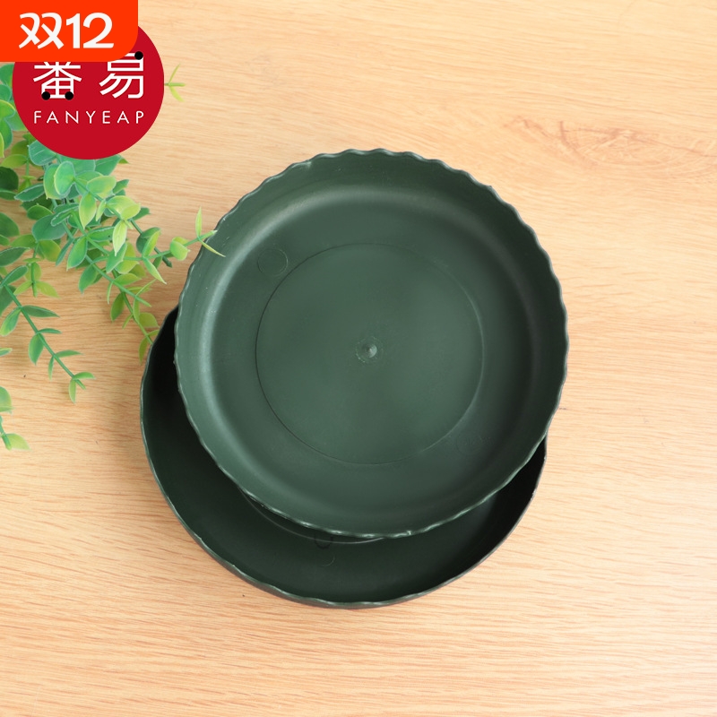 花盆托盘AD1sn0-底托塑料圆形多肉盆栽花盆底座加厚底盘园艺工
