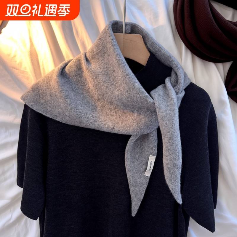 羊毛针织三角巾女|超1000次加购