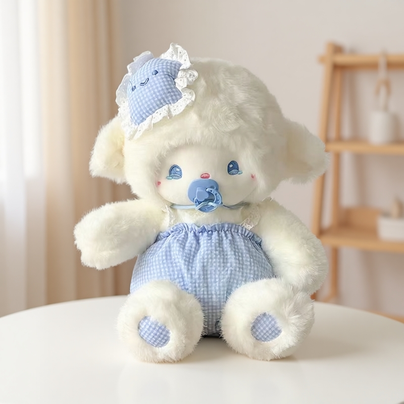 奶嘴小羊毛绒玩偶会跑步的羊公仔