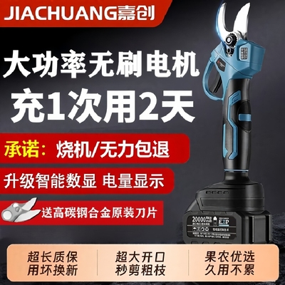 电动剪刀修枝剪园林专用充电式