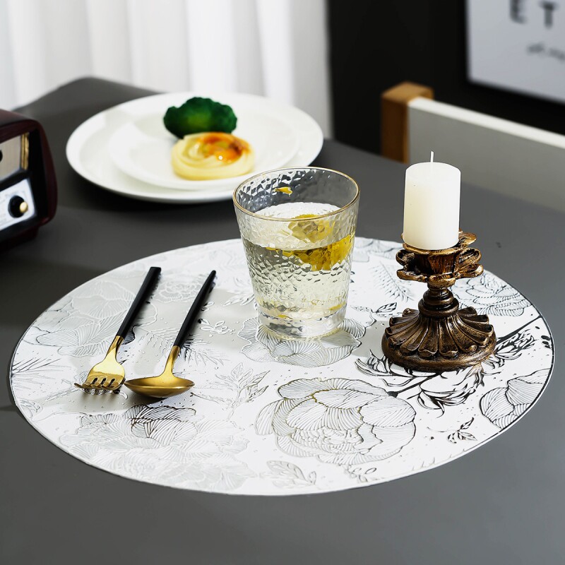 餐垫北欧隔热垫托盘垫茶盘垫家用防烫西餐垫餐盘垫高级感拍摄桌面