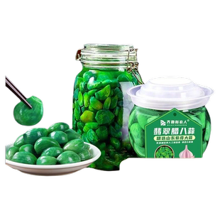 正宗翡翠腊八蒜官方旗舰店山东特产大蒜头腌制下饭菜批发商用紫皮