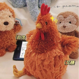 英国塞西尔母鸡玩偶毛绒公仔玩具生日礼物睡觉抱枕女生解压企鹅