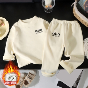 校服神器加绒HDD527 套装 儿童保暖内衣男女童加绒加厚冬季 秋衣秋裤