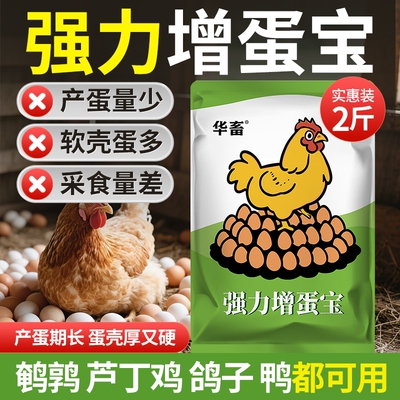 强力增蛋宝鸡鸭鹅禽类蛋多多鸡下蛋专用产蛋增蛋宝母鸡下蛋产蛋灵