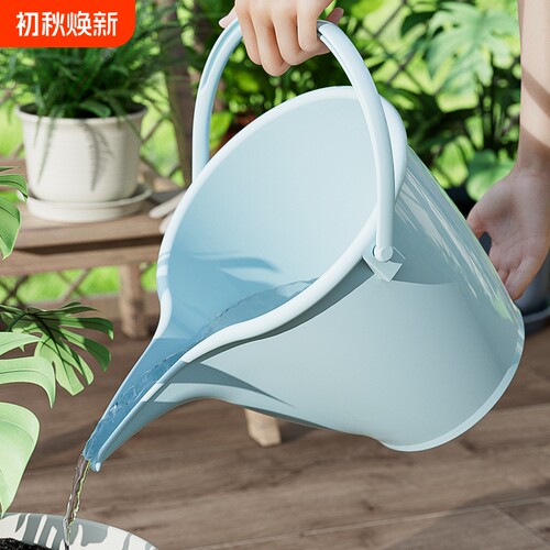 园艺水桶加厚塑料浇花桶8L家用手提浇水壶洒水壶尖嘴桶大容量