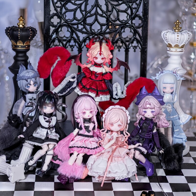 露露灵物语二代万物初醒系列盲盒8分BJD可动人偶桌面摆件潮玩礼物