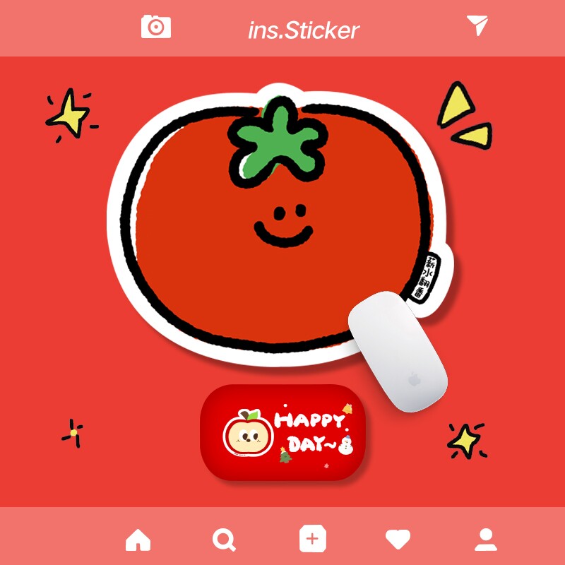 趣味异形鼠标垫办公室游戏桌垫卡通创意谐音水果鼠标垫橡胶防滑垫