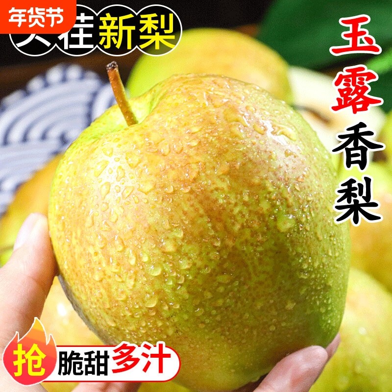苹果梨山西玉露香梨新鲜现摘当季水果梨子脆甜薄皮香酥梨包邮整箱,水产肉类/新鲜蔬果/熟食,梨,淘宝优惠券,粉丝福利购,淘宝优惠卷