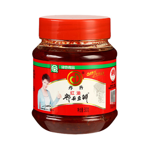 丹丹郫县豆瓣酱500g 950g四川特产红油香辣椒酱炒菜烧菜调料家用