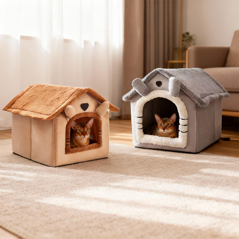 可爱兔耳朵猫窝狗窝小宠窝可拆洗