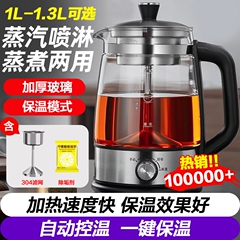 2024新款黑茶煮茶器全自动蒸汽煮养生茶壶家用办公室小型保温茶具