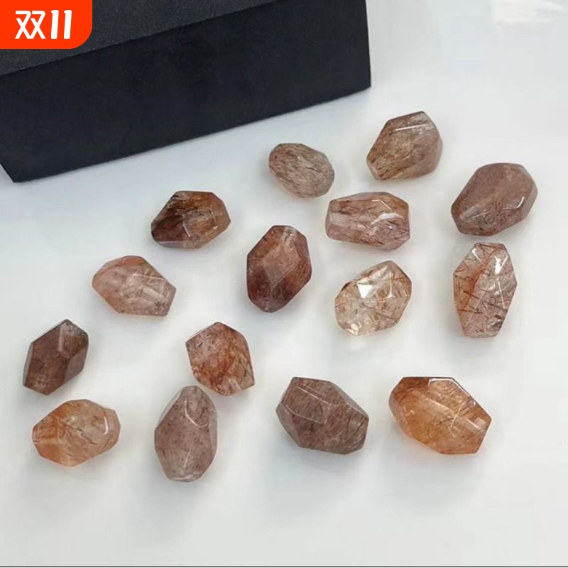 黑金超七随形散珠手链项链配件