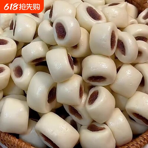 宝星龙牛奶豆沙小馒头头宝宝儿童营养早餐半成品手工懒人面食速冻