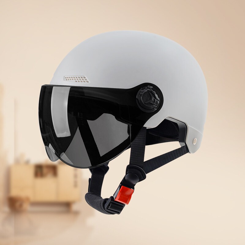 新款头盔3c认证四季通用国标电动车头盔夏季半盔男女电瓶车安全帽