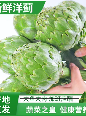 云南洋蓟朝鲜蓟绿色新鲜洋蓟新鲜西餐蔬菜新鲜当季法国百合