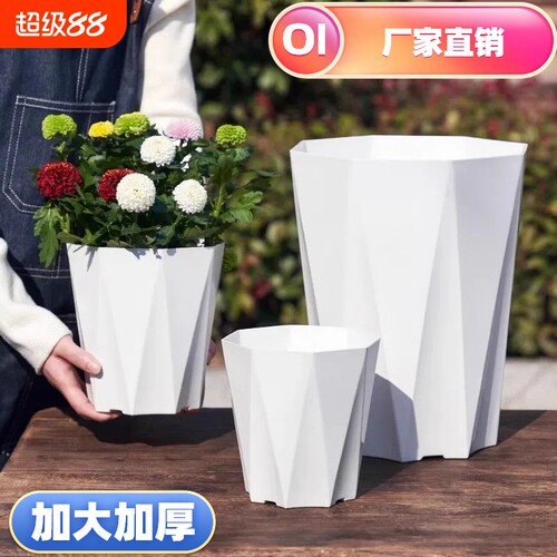 北欧简约钻石花盆北欧风