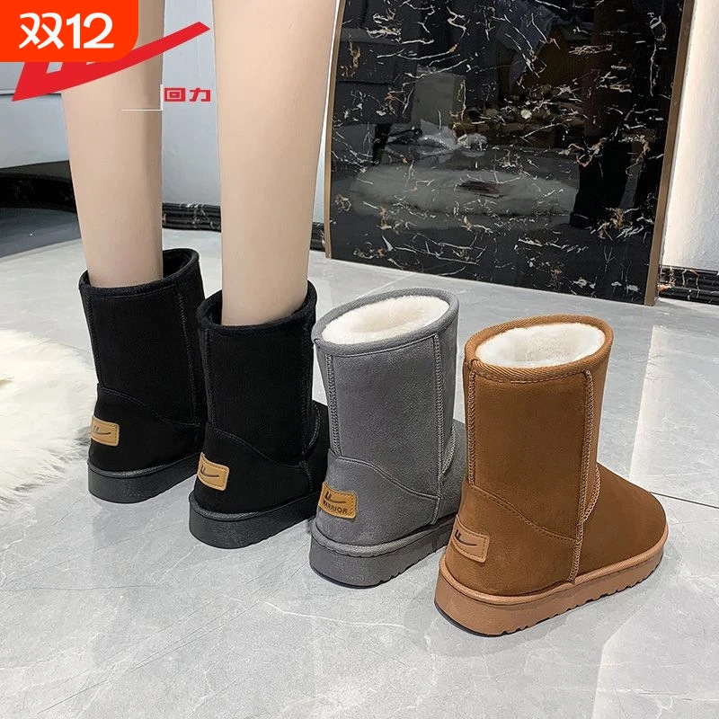回力女鞋棉鞋女款2025新款保暖休