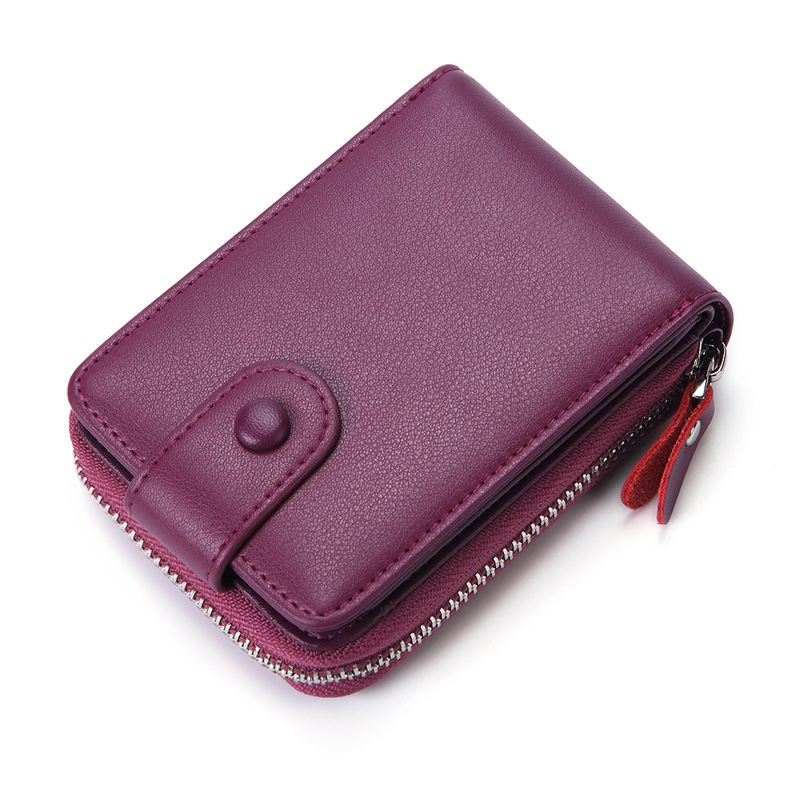 真皮驾驶证防盗刷钱包通用大容量行驶证卡包多卡位黑色风琴卡包