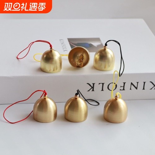 铃迷你铃铛DIY金属小风铃圣诞节材料配件手摇开口铜铃装饰挂件