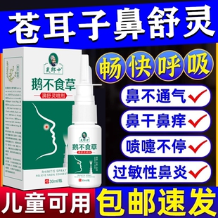 鹅不食草鼻痒鼻塞流鼻涕打喷嚏鼻腔干痒及鼻腔鼻炎等人群喷雾喷剂