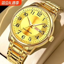 手表男款全自动男表数字双日历防水腕表男机械风全自动防水高级感