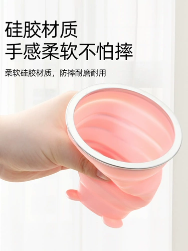 Складной портативный дорожный пищевой силикон для путешествий для кемпинга, ополаскиватель для рта