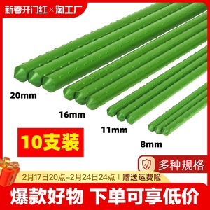 爬藤架葡萄架黄瓜豆角番茄支架植物花卉支撑杆瓜架固定杆包塑钢管