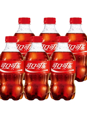 可口可乐300ml碳酸饮料解渴饮品畅饮便携装批发*6瓶/12瓶