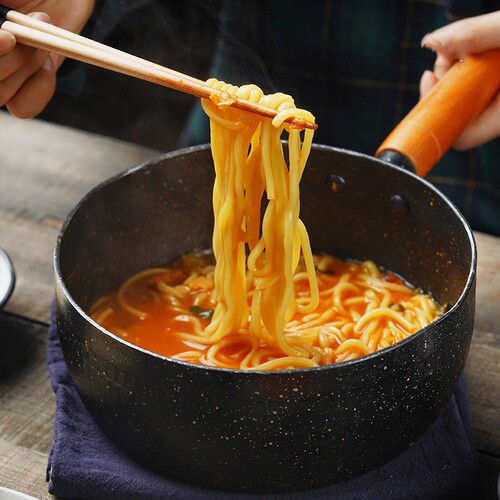 日式雪平锅不粘锅麦饭石奶锅家用煮泡面煮锅热牛奶燃气小锅辅食锅