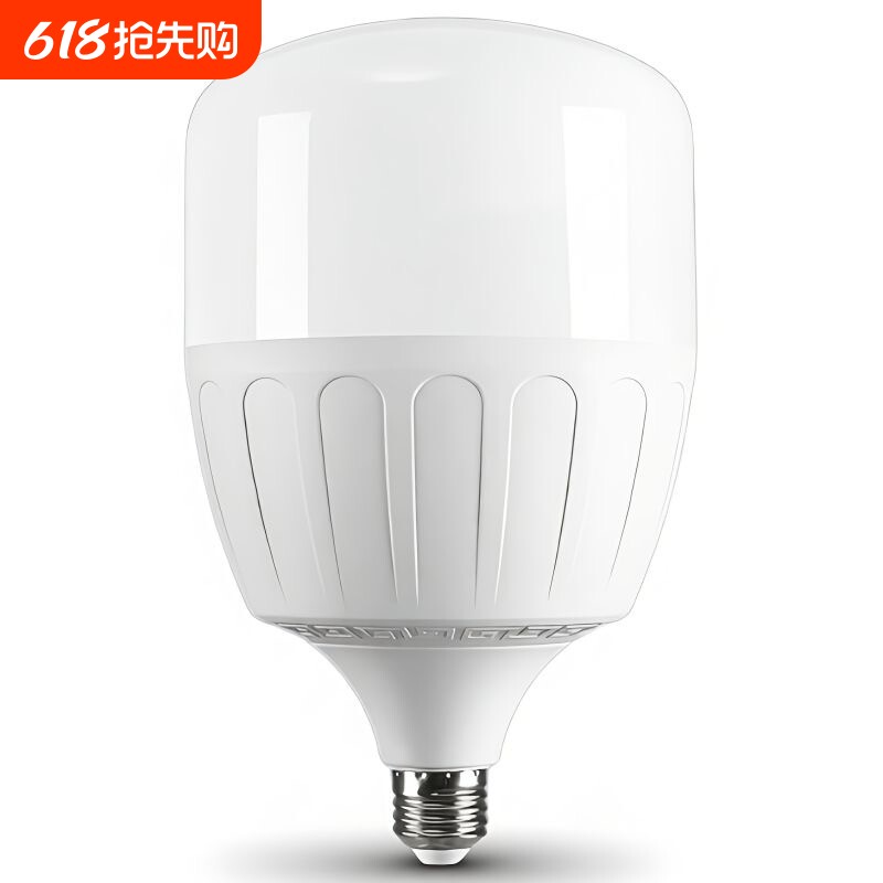 广东中山足瓦led灯泡节能E27螺口球泡车间工地厂房普亮白光65