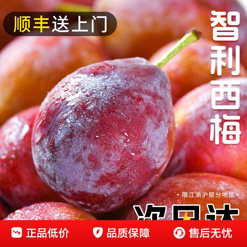 智利进口西梅新鲜水果5斤脆甜李子大果当季整箱健身孕妇现摘现发