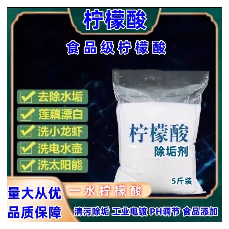柠檬酸除垢剂散装食品级家用