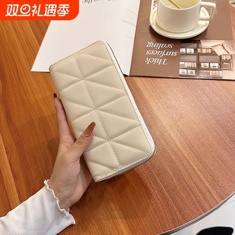 钱包女长款时尚洋气大容量皮夹手抓包女手拿包拉链手机包零钱包