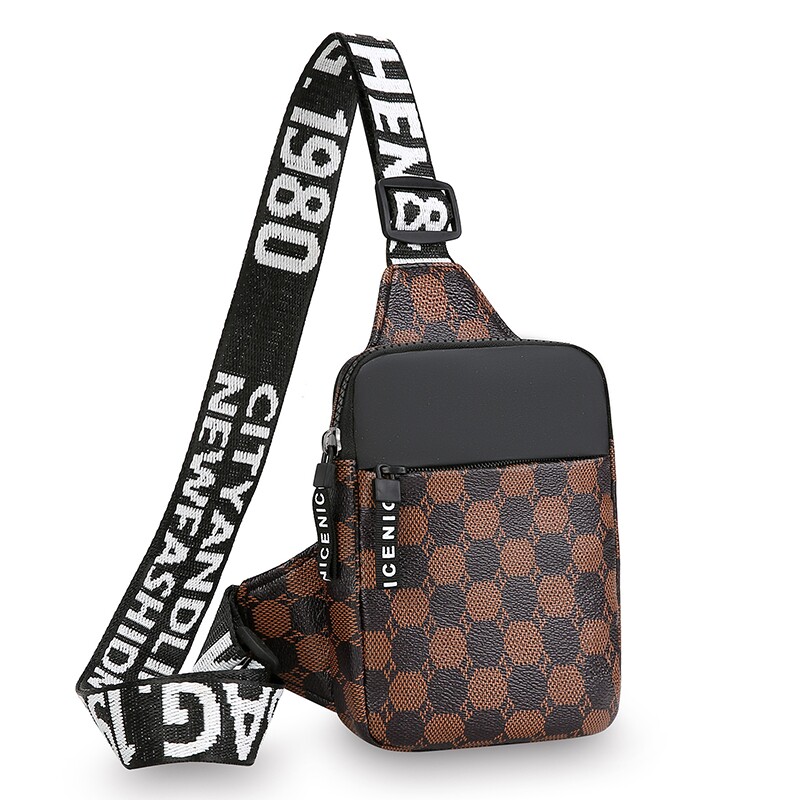 胸包女斜挎小背包男休闲轻便便携新款通勤男士单肩包实用多隔层