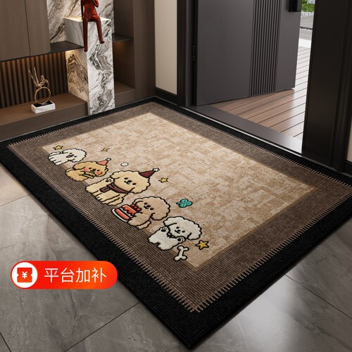 新款简约现代家用室外耐脏高级入户门垫门厅进门地毯防滑脚垫地垫