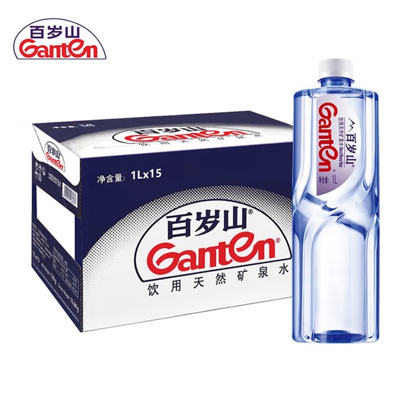 百岁山1L*15瓶高品质冲奶粉婴儿水