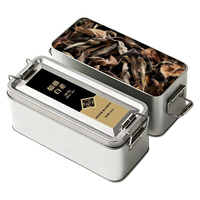 里心寿眉陈年原料老白茶小饭盒装20g