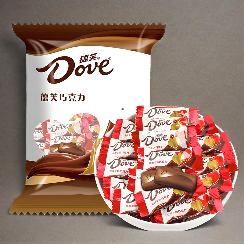 德芙巧克力4.5g*62颗袋装
