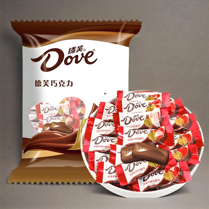 德芙巧克力4.5g*62颗袋装