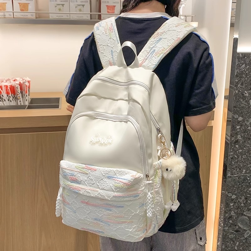 大容量书包初高中大学生背包轻便减负电脑双肩包