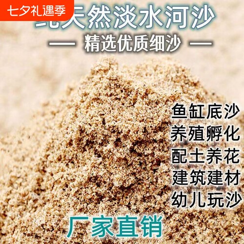 天然河沙砂沙子沙土土壤种植实验填充鱼缸粗沙细沙黄沙黄砂营养土