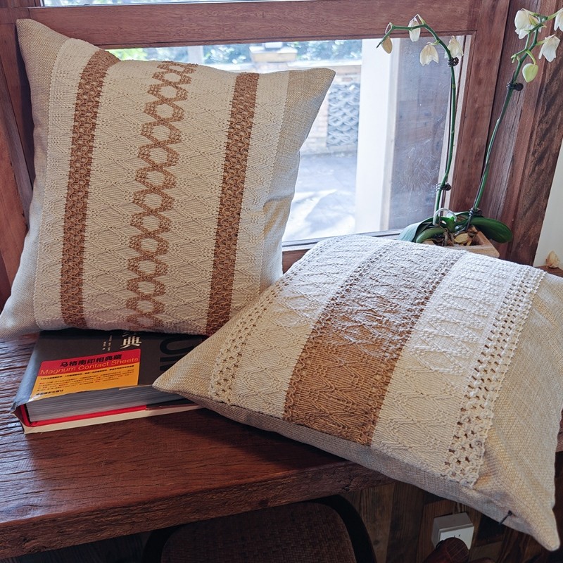 侘寂中古米色棉麻风高级样板房沙发抱枕复古客厅轻奢风靠垫方枕套,居家布艺,抱枕被,淘宝优惠券,粉丝福利购,淘宝优惠卷